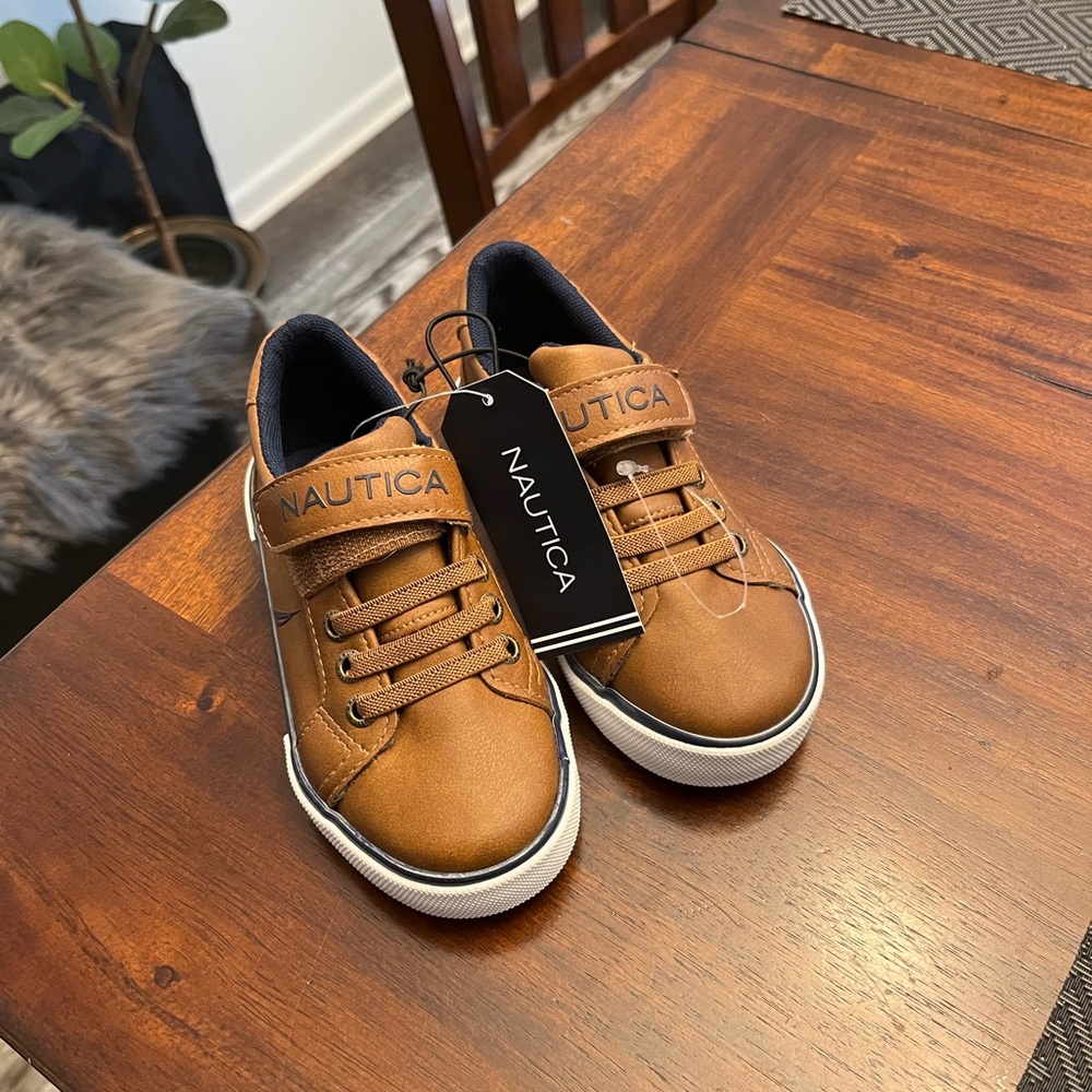 Nautica Kids Tan Sneakers